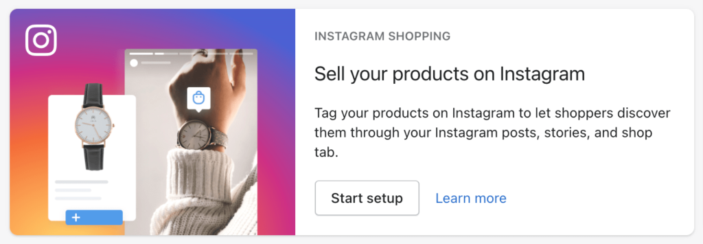 Set up Instagram Shopping on Shopify.