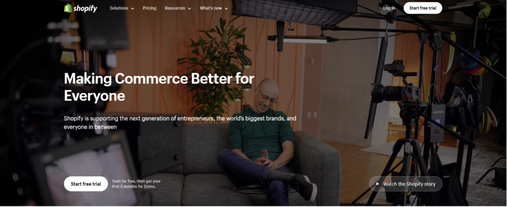 shopify ecommerce platform