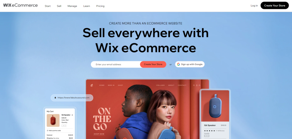 wix ecommerce platform